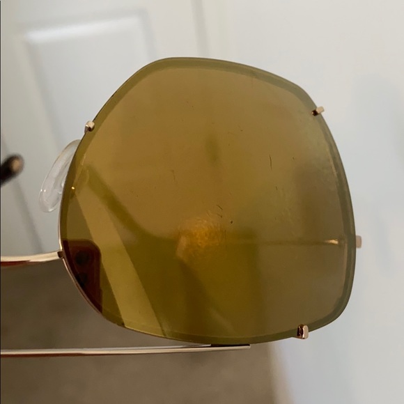 COPY - Henri Bendel Square Aviators Gold/Brown - Picture 4 of 6